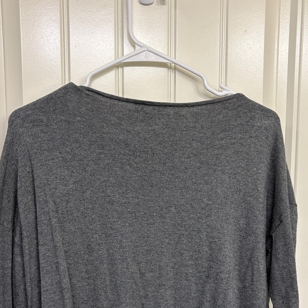 Loft Gray Women's Ruffle Top - Picture 7 of 8